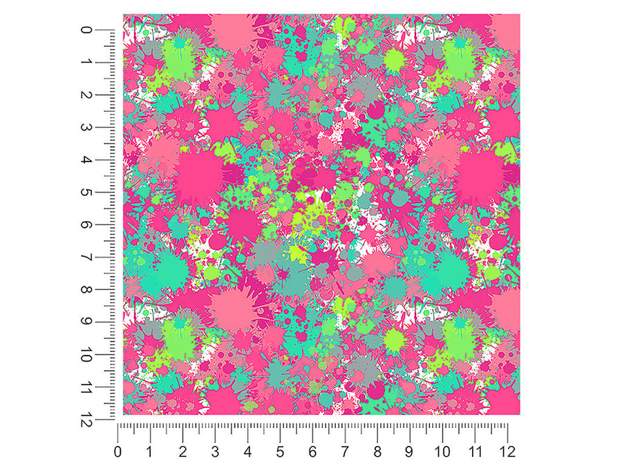 lovers spat paint splatter 1ft x 1ft Craft Sheets