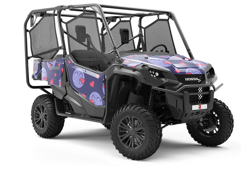 Lovey Dovey Emoji Utility Vehicle Vinyl Wrap