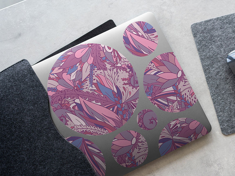 loving descent floral DIY Laptop Stickers