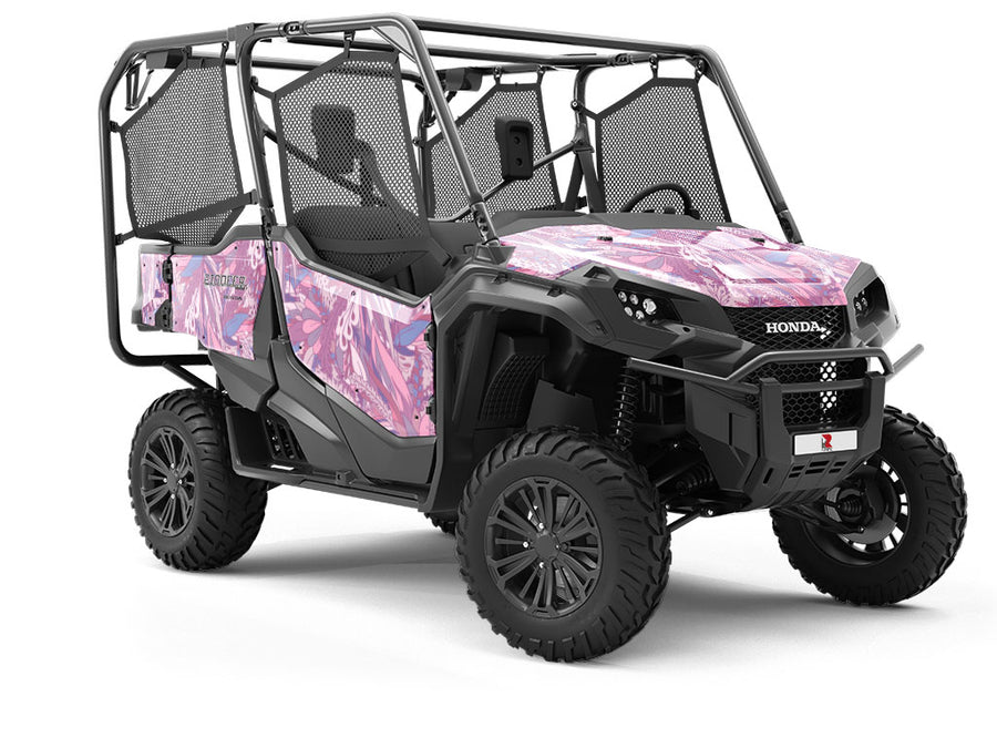 Loving Descent Floral Utility Vehicle Vinyl Wrap