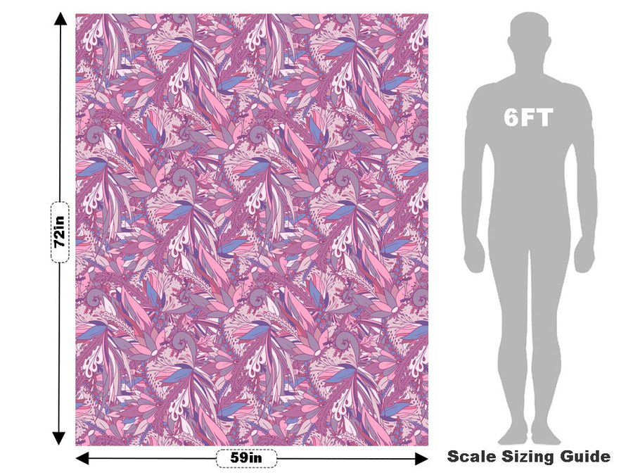 Loving Descent Floral Vehicle Wrap Scale~Rwraps Series 914 Loving Descent Floral Measurements~1