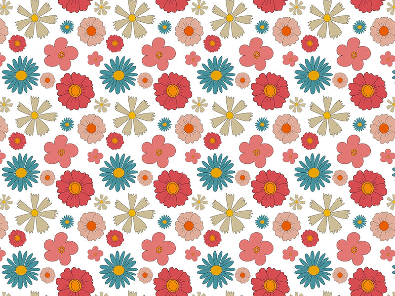 Loving Spoonful Retro Vinyl Wrap Pattern~Rwraps Series 914 Digitally Printed Vinyl Wrap~0