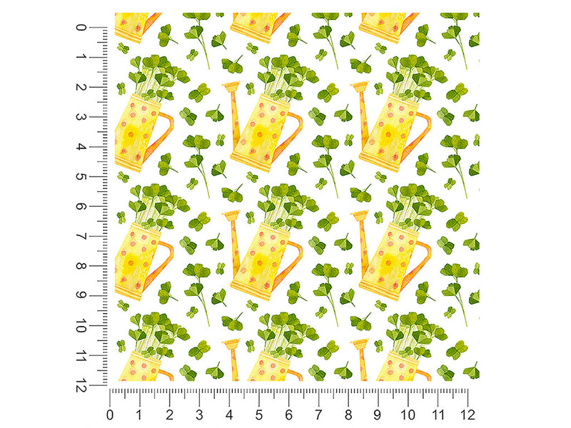 lucky clovers gardening 1ft x 1ft Craft Sheets