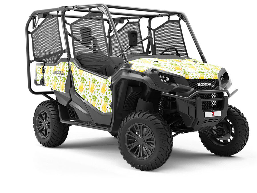 Lucky Clovers Gardening Utility Vehicle Vinyl Wrap