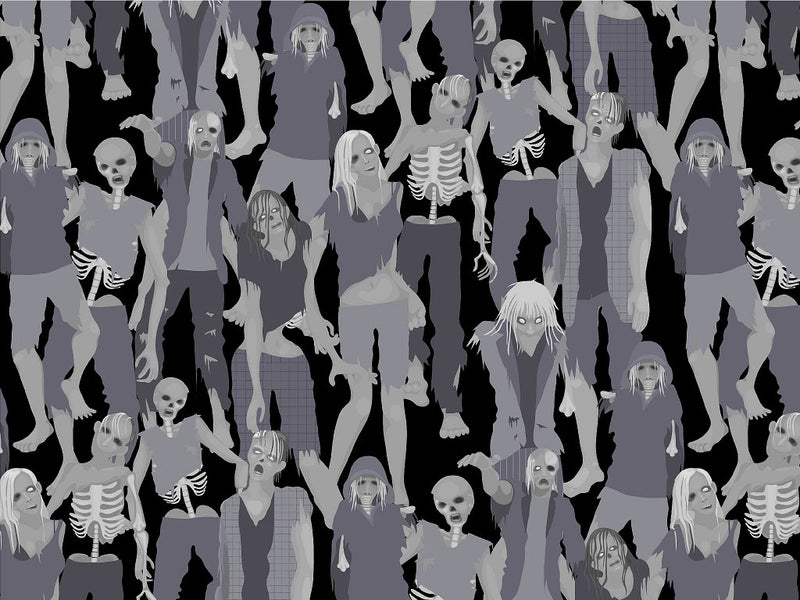Lumbering Horde Zombie Vinyl Wrap Pattern~Rwraps Series 914 Digitally Printed Vinyl Wrap~0