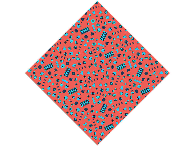 Lunch Menu Food Vinyl Wrap Pattern