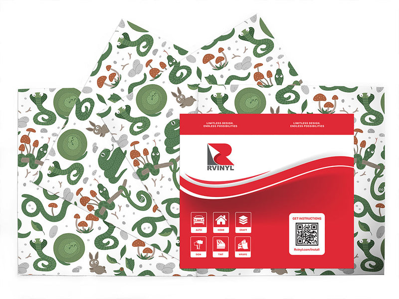 lunch time animal Craft Vinyl Sheet Pack