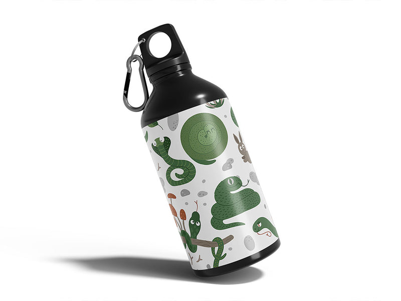 lunch time animal Water Bottle DIY Stickers
