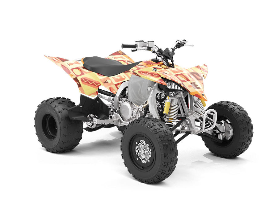 Lunchtime Menu Mosaic ATV Wrapping Vinyl