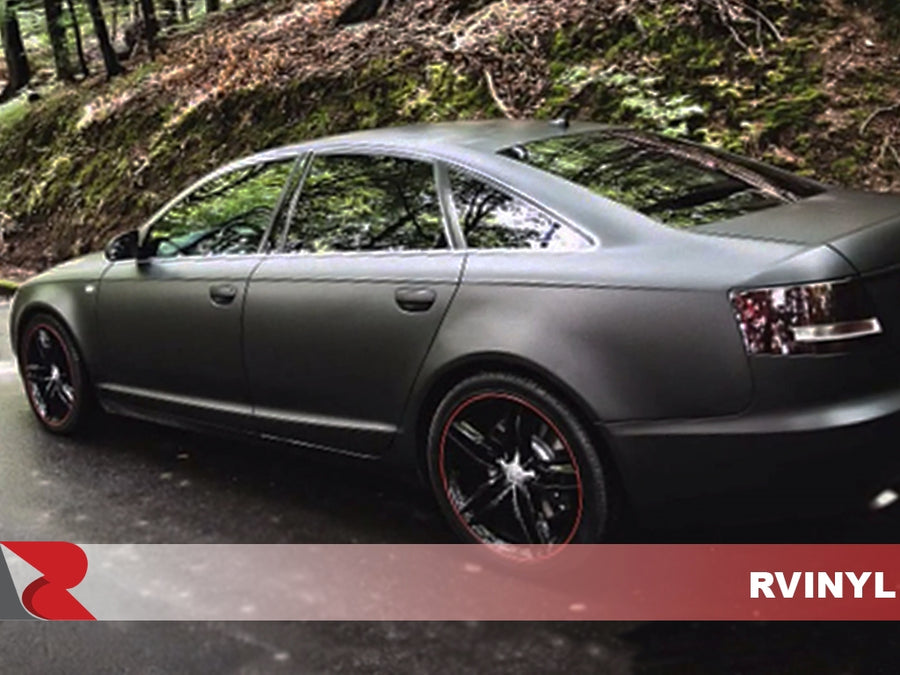 3M 2080 Series Matte Black Custom Passenger Side Wrap