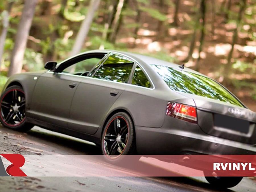 3M 2080 Series Matte Black Rear Driver Side Wrap