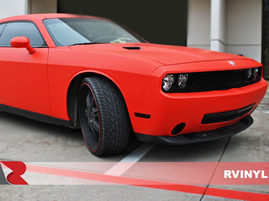 3M 1080 Series Matte Red Passenger Front Wrap