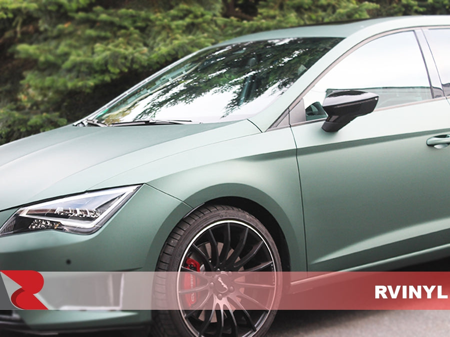 3M 2080 Series Matte Pine Green Metallic Drive Door Wrap