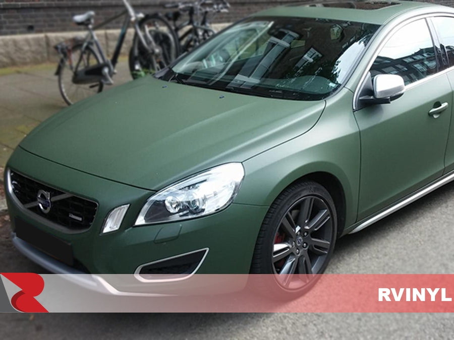 3M 2080 Series Matte Pine Green Metallic Hood Wrap