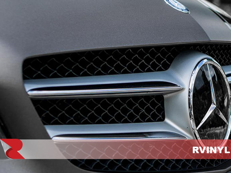 3M 2080 Series Matte Charcoal Metallic Grille Wrap