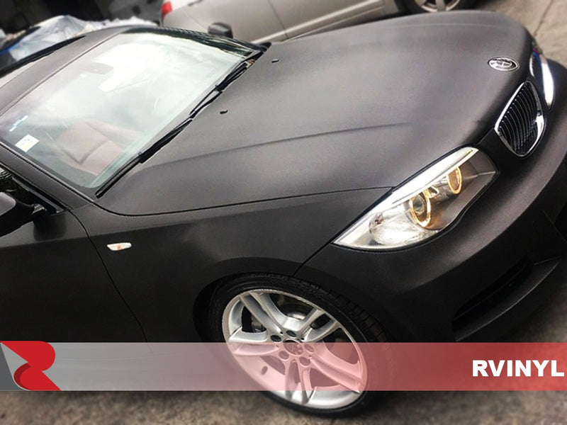 3M 2080 Series Matte Deep Black Front DIY Wrap
