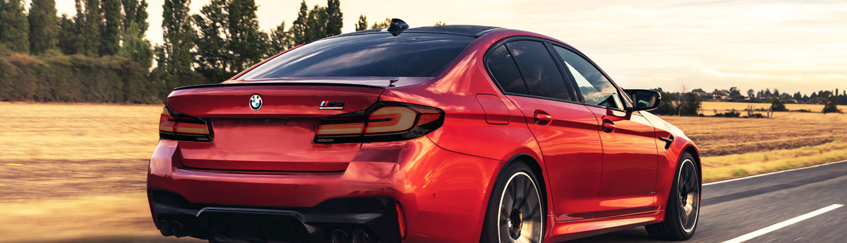 BMW M5 Tail Light Tint Covers