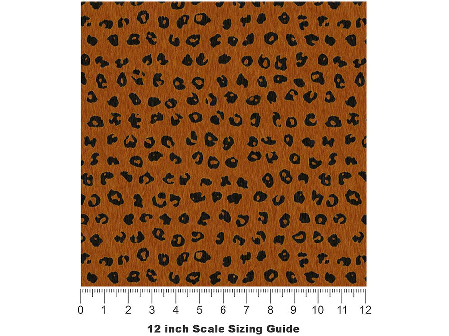 Maasai Cheetah Vinyl Film Pattern Size 12 inch Scale~Rwraps Maasai Cheetah Sizing Chart~3