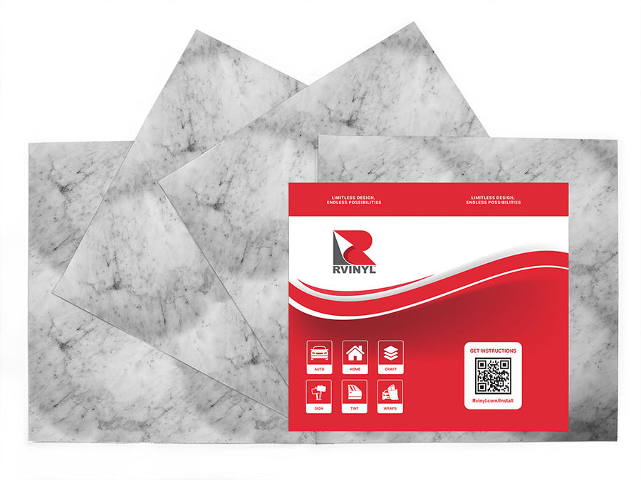 macael white marble marble stone Craft Vinyl Sheet Pack