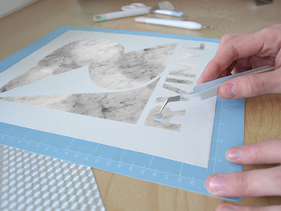 macael white marble marble stone Easy Weed Craft Vinyl