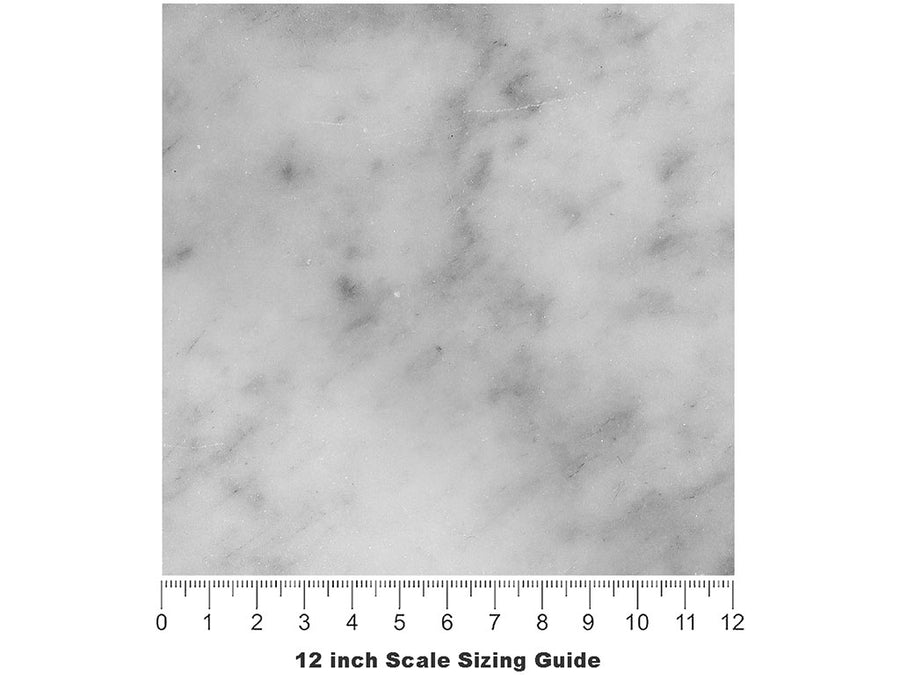 Macael White Marble Vinyl Film Pattern Size 12 inch Scale~Rwraps Macael White Marble Sizing Chart~2