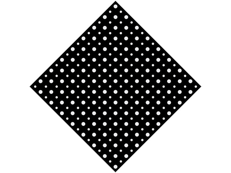 Maddening Monochrome Polka Dot Vinyl Wrap Pattern