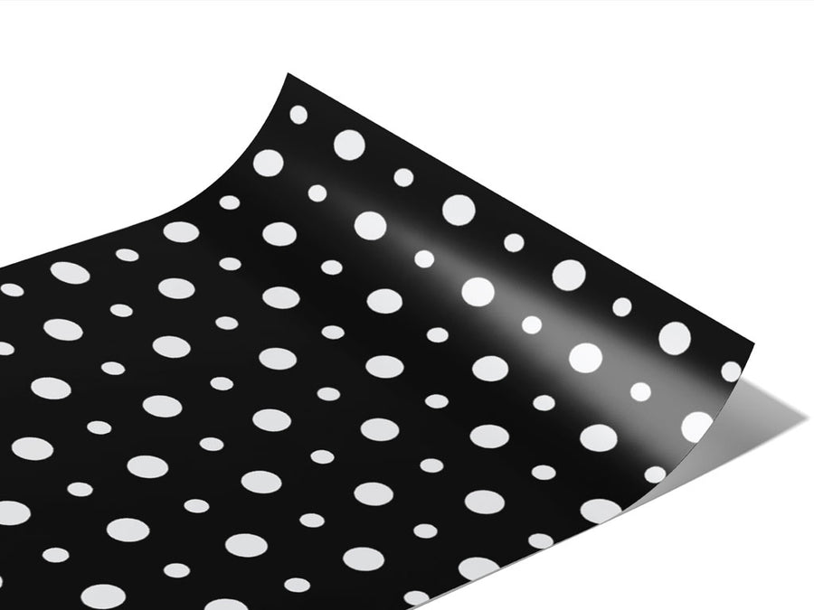 Maddening Monochrome Polka Dot Vinyl Wraps~Rwraps Series 914 Digitally Printed Vinyl Wrap~0
