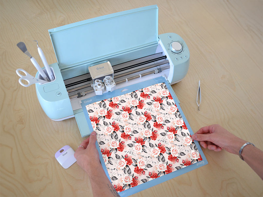 madonna rose floral Cricut Compatible Vinyl