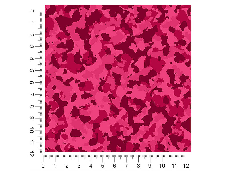 magenta flecktarn camouflage 1ft x 1ft Craft Sheets