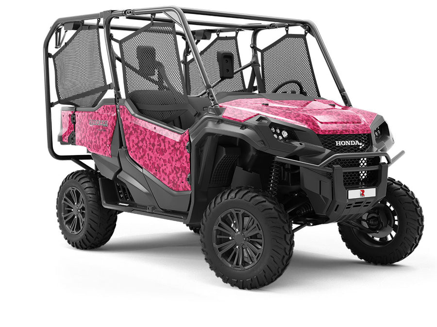 Magenta Flecktarn Camouflage Utility Vehicle Vinyl Wrap