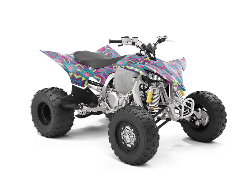 Magenta Love Mandala ATV Wrapping Vinyl