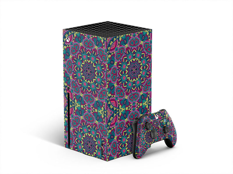 magenta love mandala XBOX DIY Decal