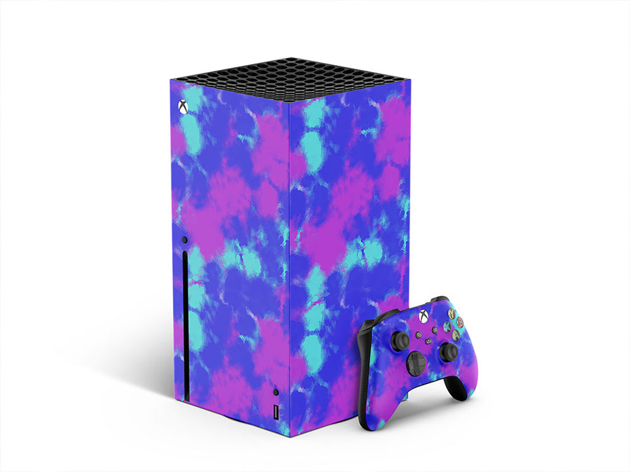 magenta rain tie dye XBOX DIY Decal