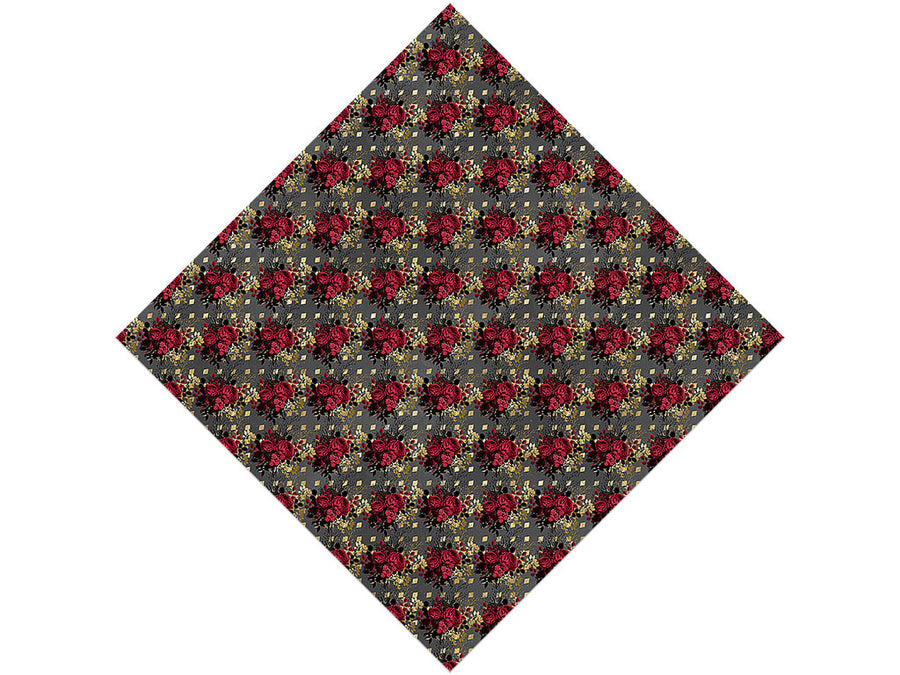 Magenta Ranunculus Gothic Vinyl Wrap Pattern