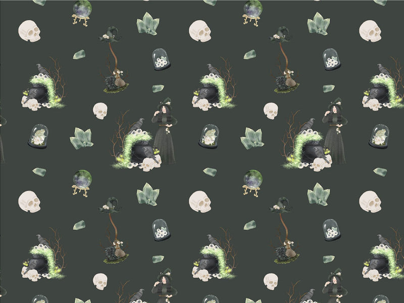 Magic Brew Witch Vinyl Wrap Pattern~Rwraps Series 914 Digitally Printed Vinyl Wrap~0