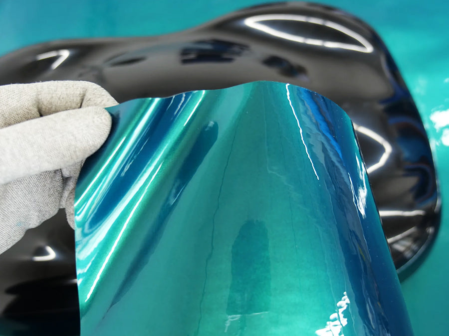 Rwraps Magic Dark Chameleon Film~Rwraps Magic Dark Green Chameleon Vinyl Liner~1