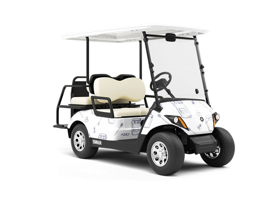 Magic Wand Bug Wrapped Golf Cart