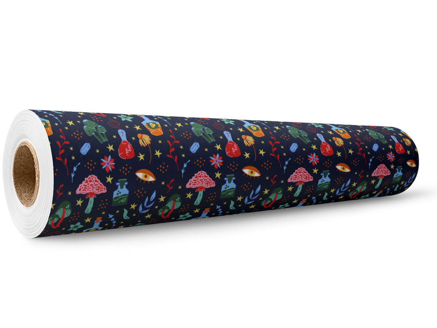 Magical Ingredients Witch Wrap Film Wholesale Roll~Rwraps Series 914 Digitally Printed Vinyl Roll~5