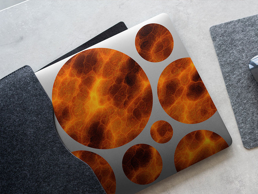 magma chamber lava DIY Laptop Stickers