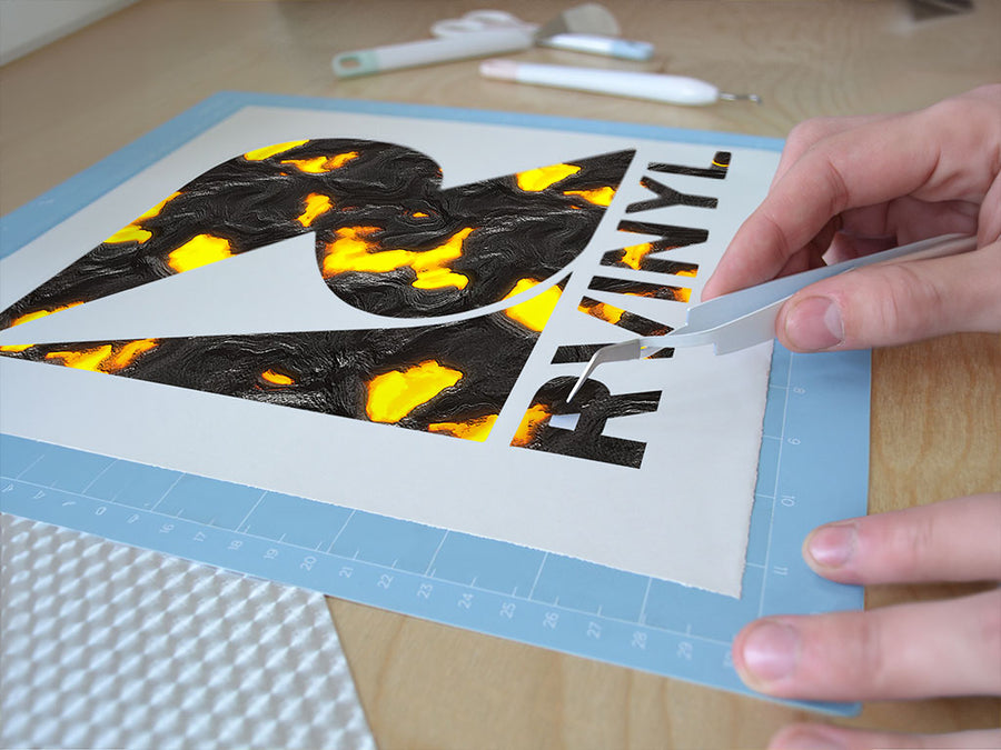 magma ocean lava Easy Weed Craft Vinyl
