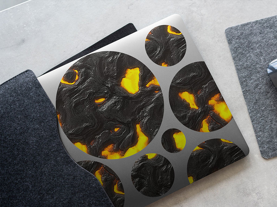 magma ocean lava DIY Laptop Stickers