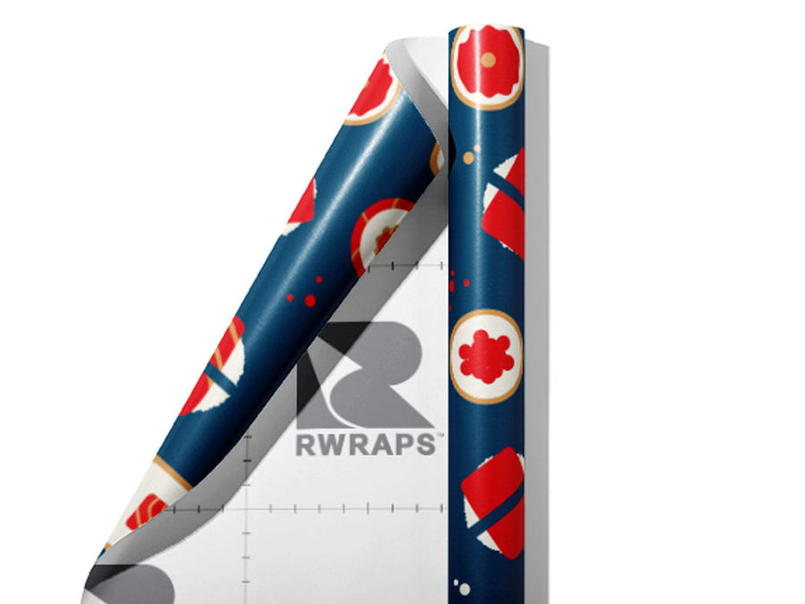 Maguro Madness Food Wrap Film Sheets~Rwraps Series 914 Maguro Madness Food Scrolled Sheet~3