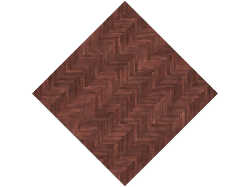 Mahogany Wooden Parquet Vinyl Wrap Pattern