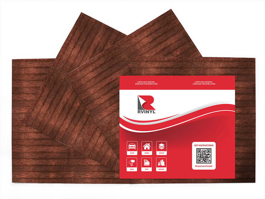 mahogany Craft Vinyl Sheet Pack