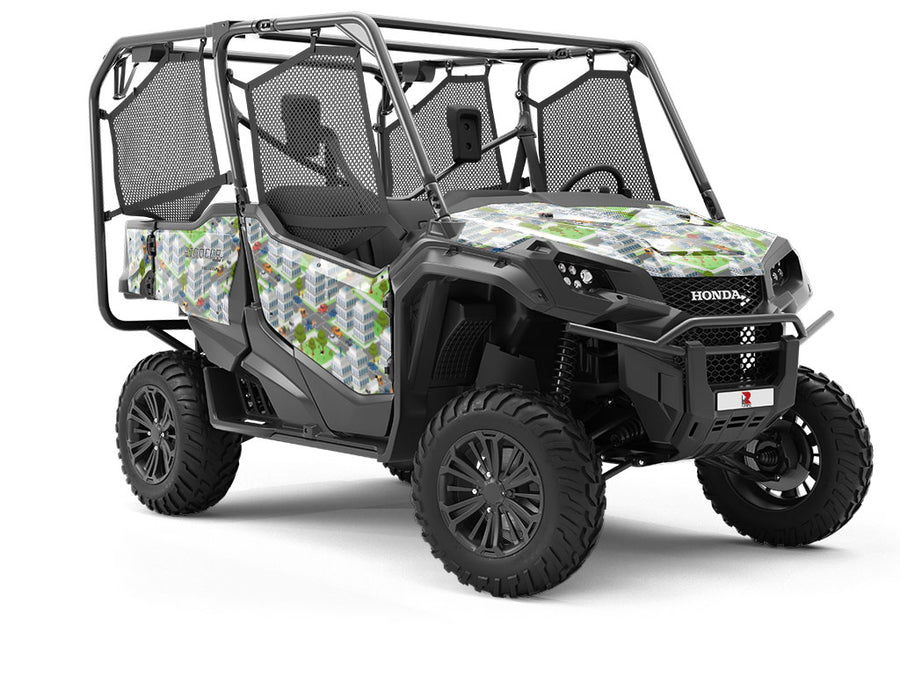 Main Thoroughfare Cityscape Utility Vehicle Vinyl Wrap