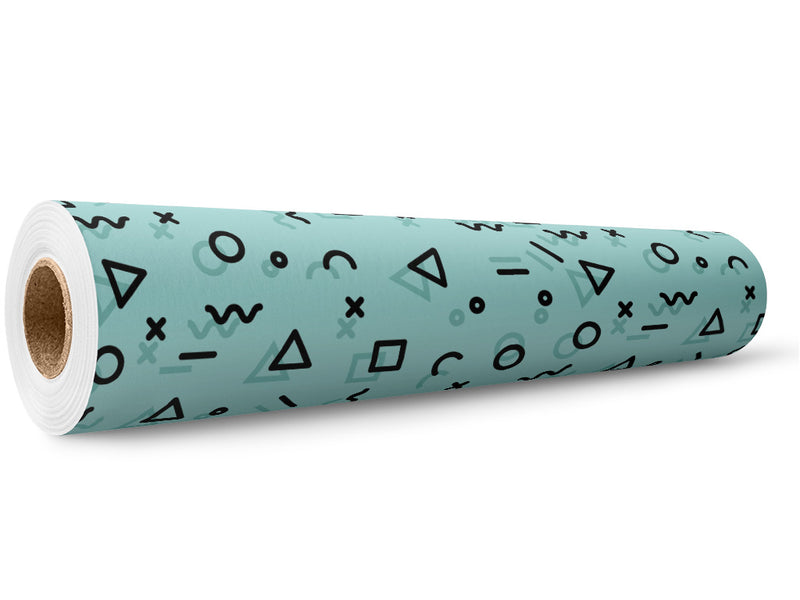 Making Measure Abstract Wrap Film Wholesale Roll~Rwraps Series 914 Digitally Printed Vinyl Roll~5