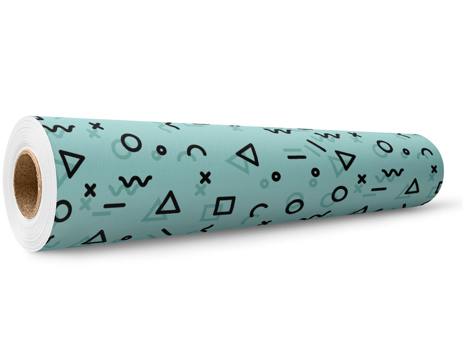 Making Measure Abstract Wrap Film Wholesale Roll~Rwraps Series 914 Digitally Printed Vinyl Roll~5