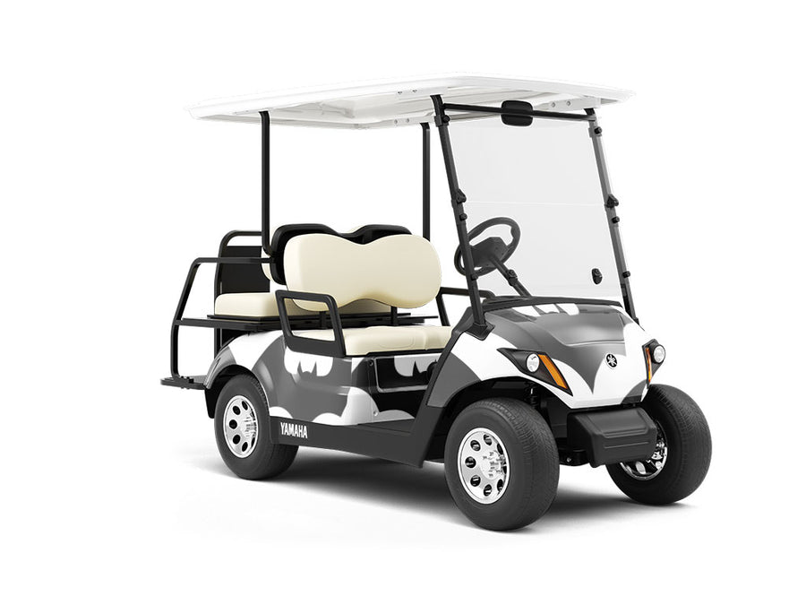 Man Bat Animal Wrapped Golf Cart
