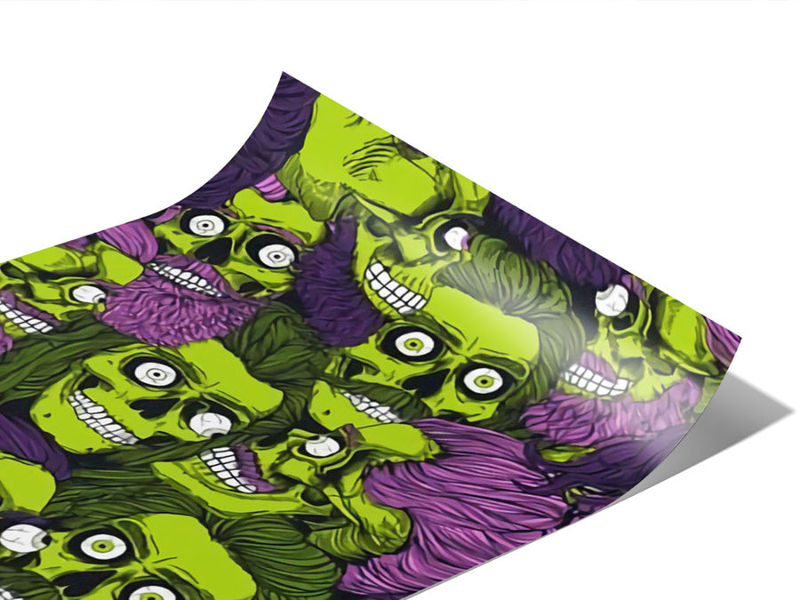 Man-Eating Hipster Zombie Vinyl Wraps~Rwraps Series 914 Digitally Printed Vinyl Wrap~0