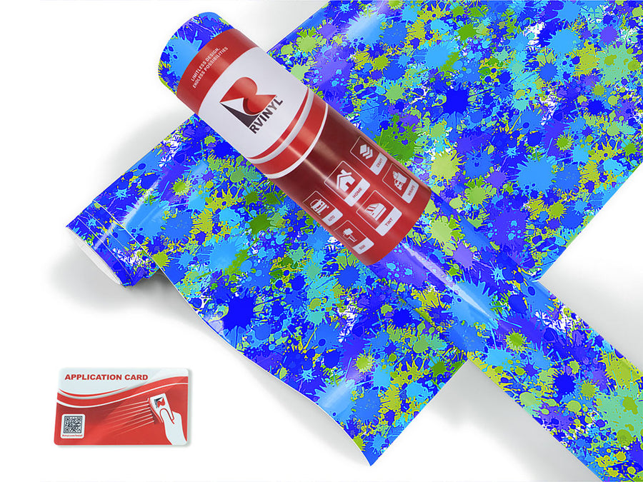 man overboard paint splatter Craft Vinyl Roll